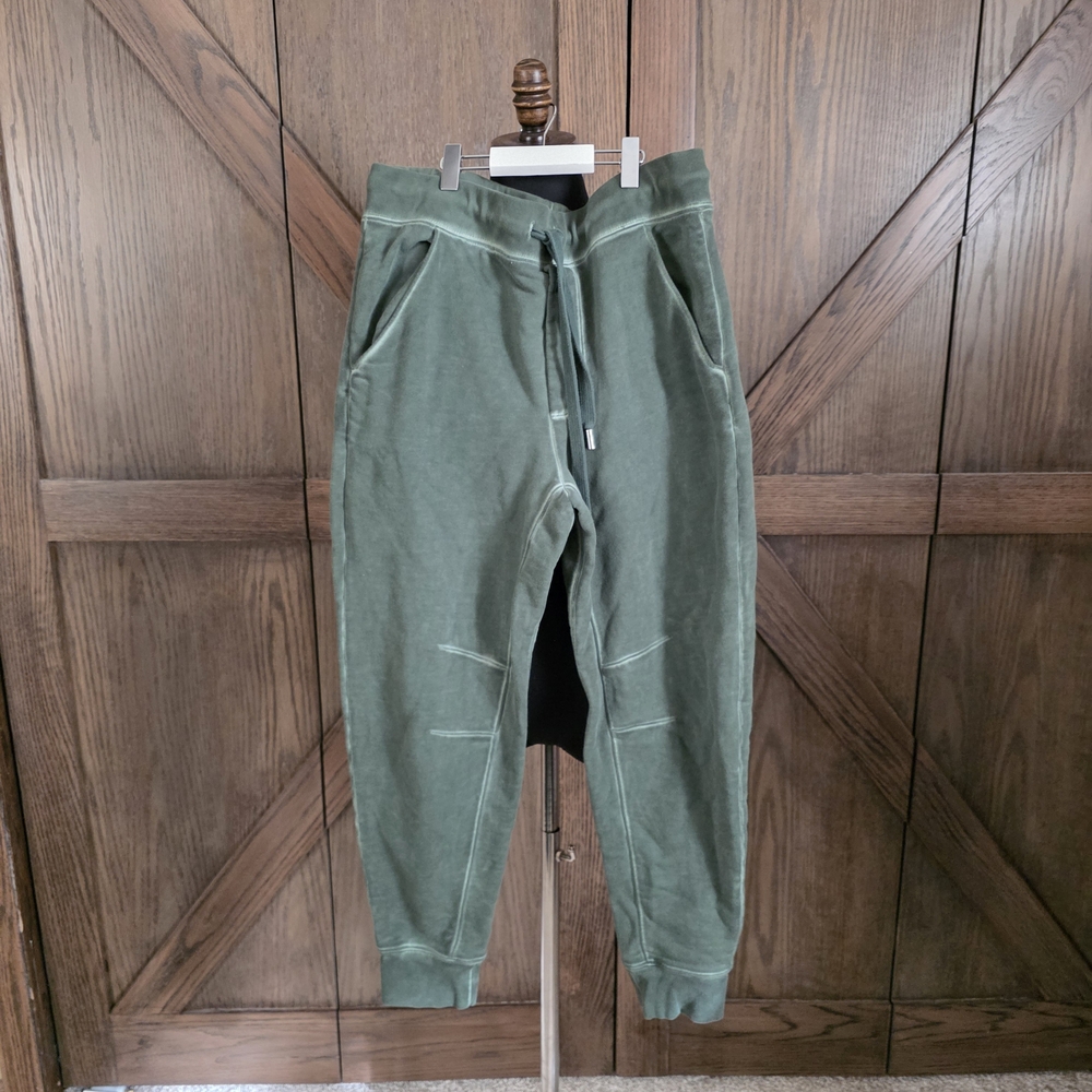 Veronica Beard Olive Green Track Joggers - Picture 1 of 3
